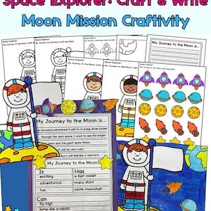 Space Explorer: Moon Landing Craft and Creative Writing Journal