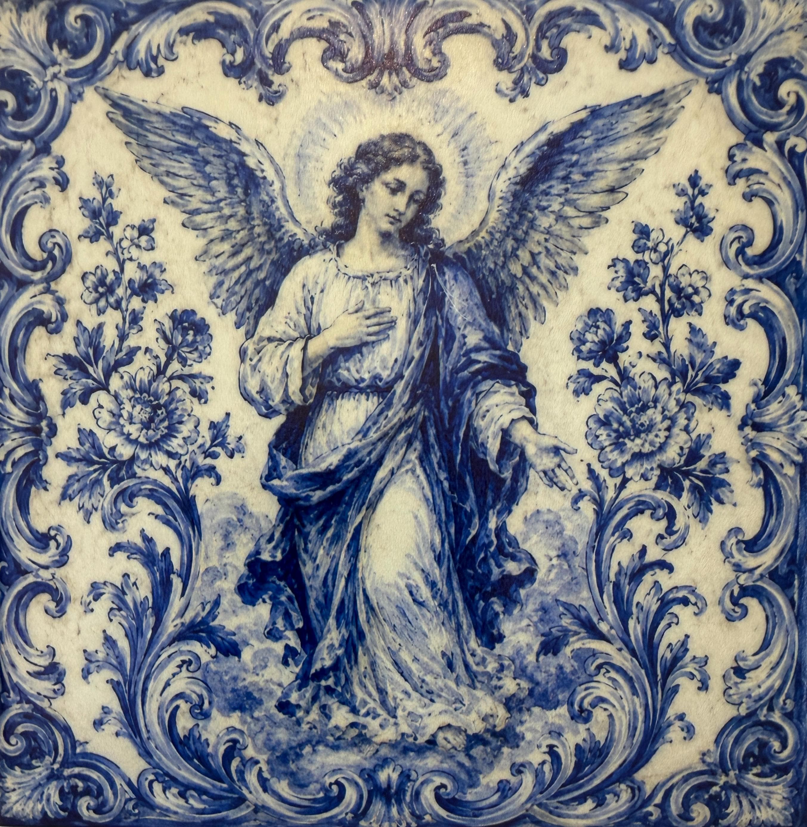 Angels Tiles Blue - Etsy