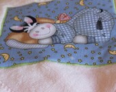 Pink Fleece Baby Throw Blanket  Zebra