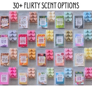 Strongly Scented Heart-Shaped Soy Wax Melts — Natural, Pet-Safe Wax Tarts for Home Fragrance, Gift for Wife/Girlfriend, Long-Lasting Scent