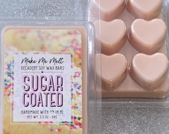 Candele di soia profumate a forma di cuore con cera di soia e biscotti allo zucchero / Barrette profumate dal profumo intenso / Regalo di San Valentino per moglie, fidanzata o amante