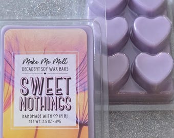 Cera di soia Dark Kiss / Deliziose crostatine di cera resistenti e durature / Barrette di cera ecologiche e sicure per gli animali domestici per scaldavivande / Regalo romantico