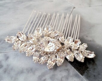 Bridal Hair Comb,Wedding Hair Accessory,Crystal Hair Comb,Wedding headpiece,Crystal hair comb,Rhinestone head piece,Gatsby Headpiece