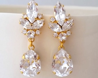 Bridal earrings,Crystal chandelier earrings,Wedding earrings,Bridal earrings,Vintage earrings,Crystal crystal earrings,Bridal jewelry
