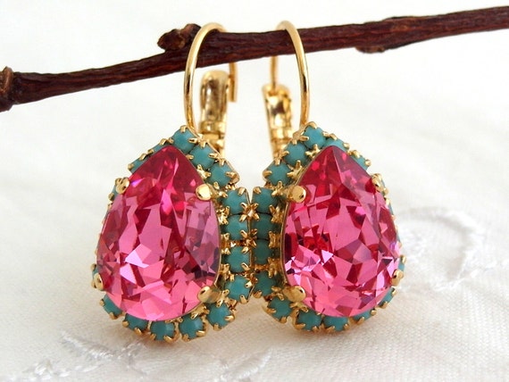 Pink Crystal Dangling Earring - Best Price in Singapore - Jan 2024 |  Lazada.sg