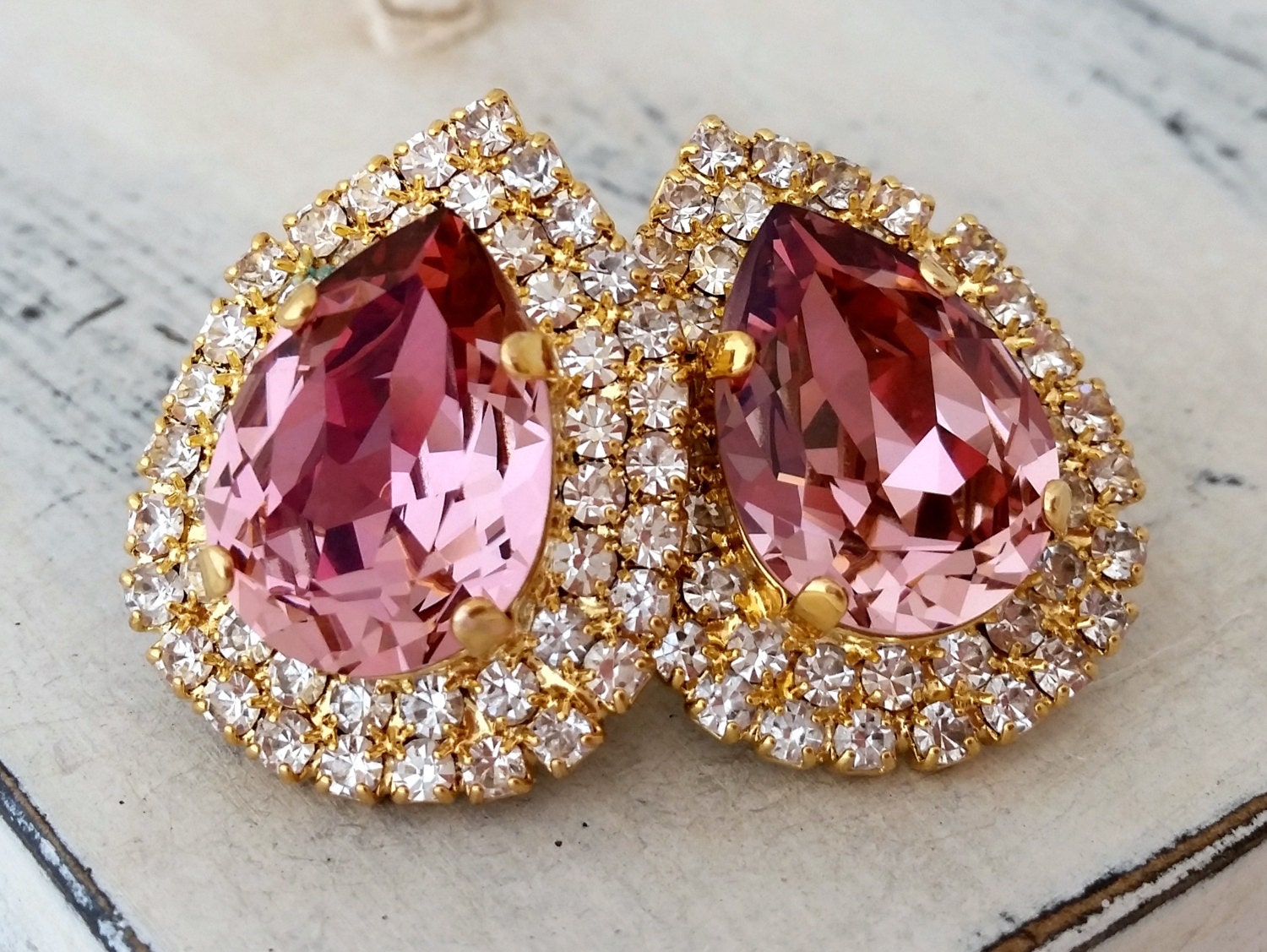 April Arsene Earrings Pink main image 1