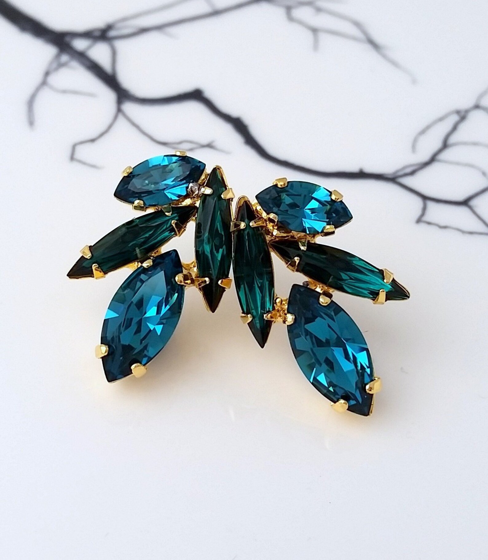MIRHA Earrings (Teal) main image 0