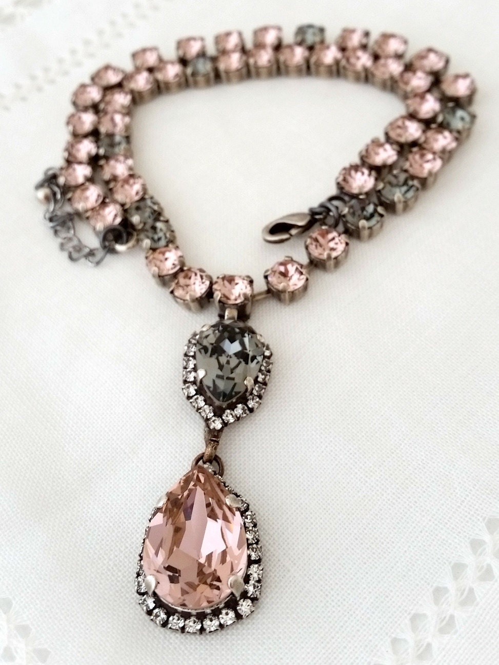 The Blush Grace Charm Necklace