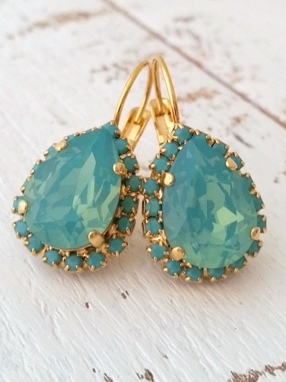 Etsy opal shop earrings