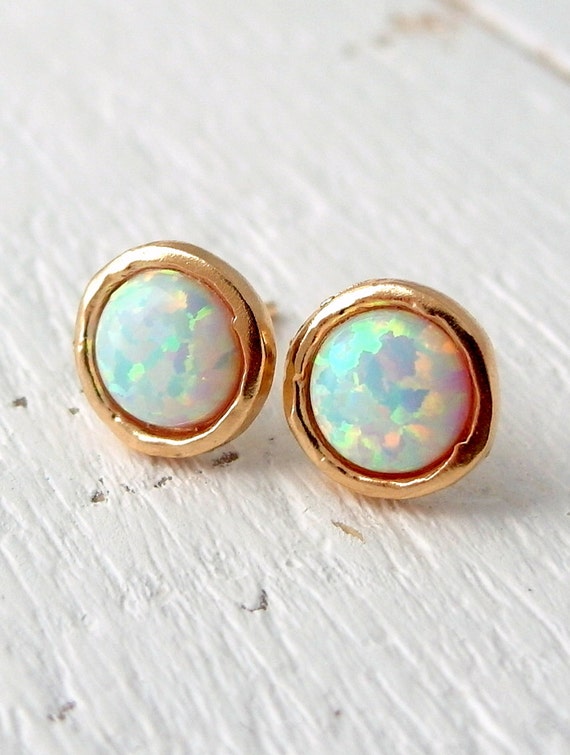 Etsy opal stud earrings online