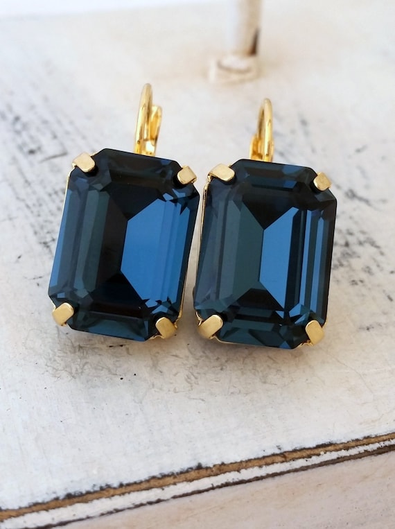 Etsy online blue earrings