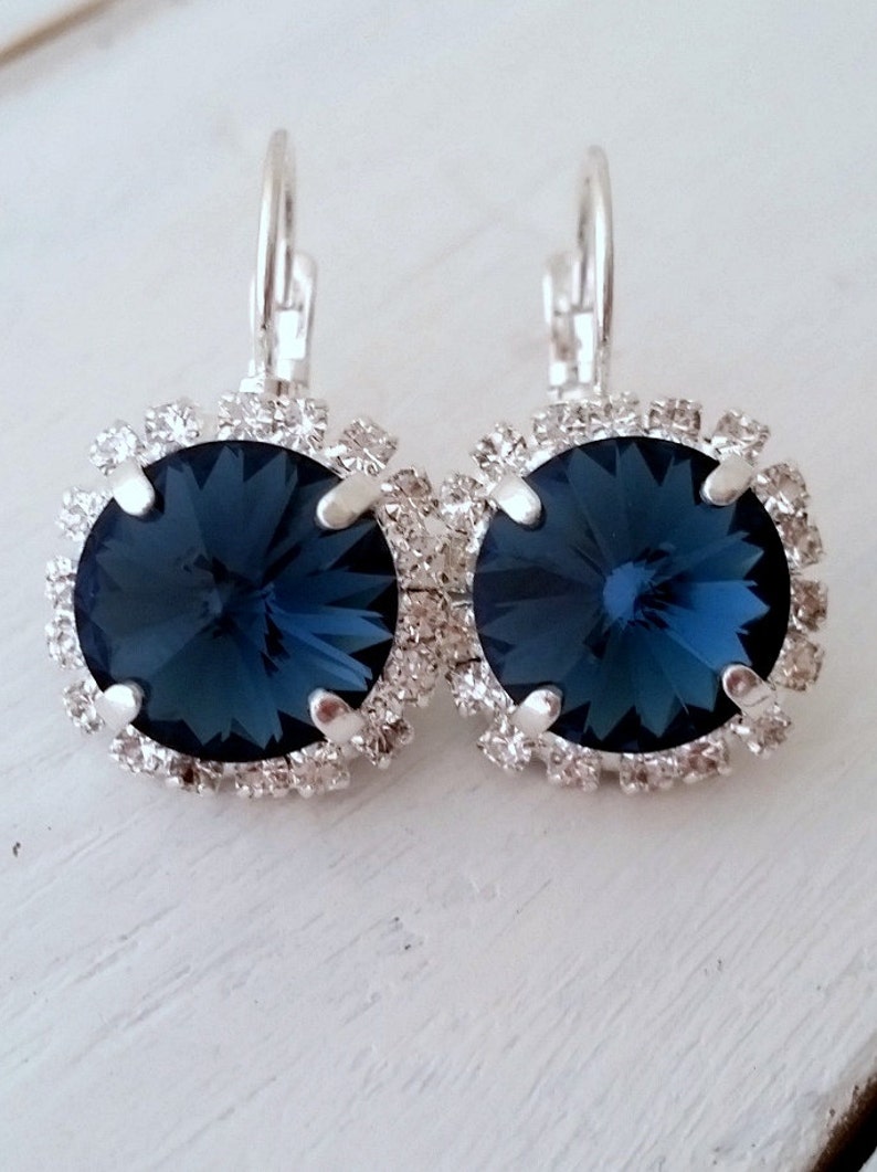 Lapis Earrings - Navy Blue Earrings - Gold Jewellery - Gemstone Jewelry - Fashion - Style - Lapis - Gemstone