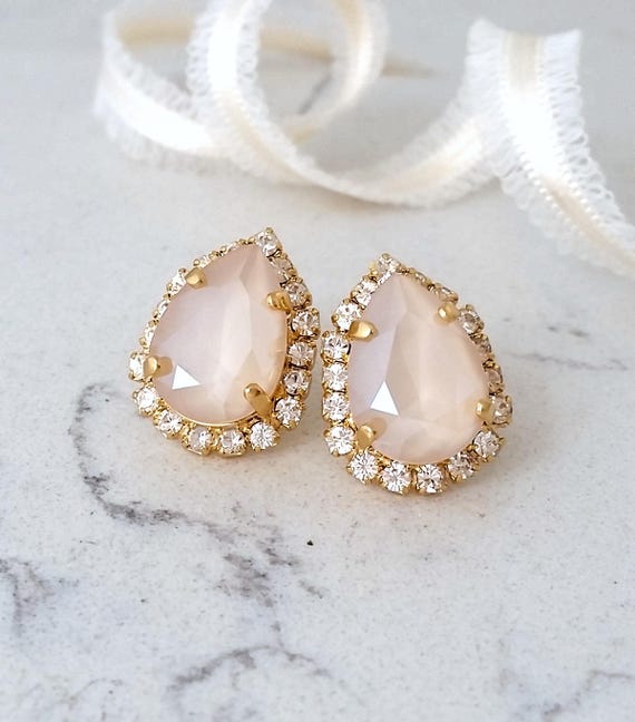 Bridal Ivory Cream Earrings ivory Earrings iivory Cream Bridesmaid Eqarrings nude Ivory Bridal Jewelry ivory Teardrop Earrings ivory Wedding Etsy Canada