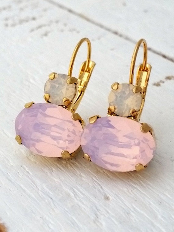 Clip On Hot Pink Earrings Fuchsia Long Dangle Drop Pageant Rhinestone  Crystal 3” | eBay