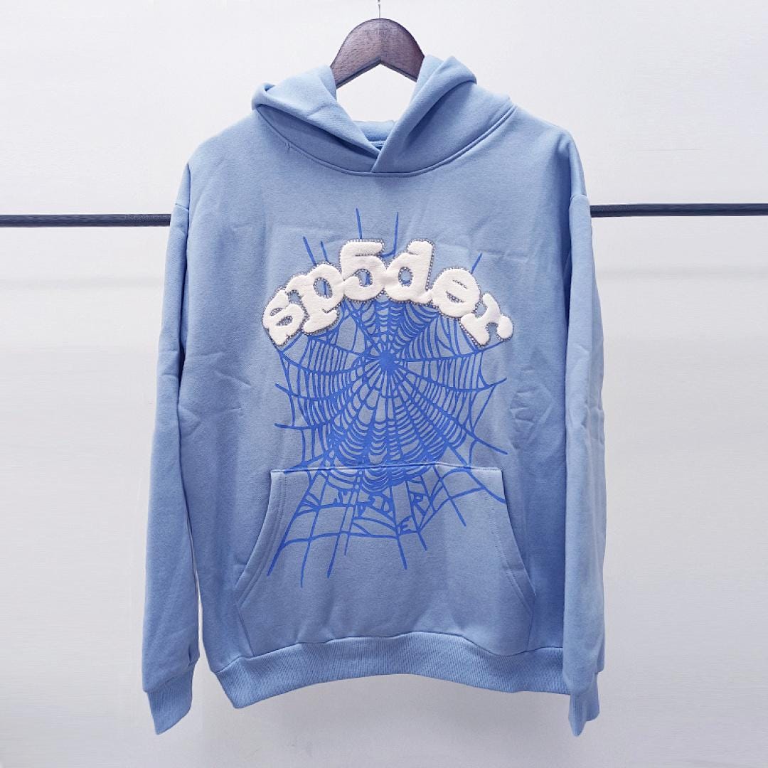 Sp5der hoodie sky blue - Etsy 日本