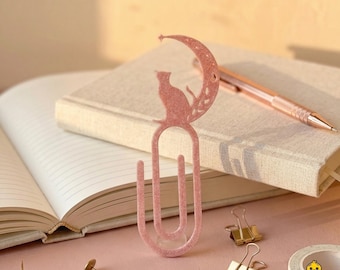 Mondkatzen-Büroklammer-Lesezeichen 3D-Druckdatei (STL, 3MF)