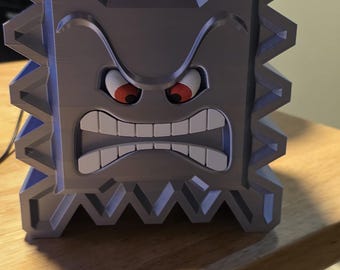 Mario Thwomp Tissue Box