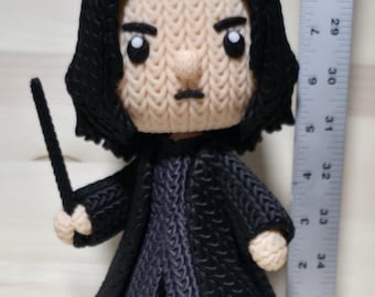 Dark Wizard Professor Knit Style Inspired Figure | Mini or Boss Size Collectible
