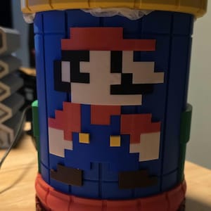 Mario Trash Can - Etsy