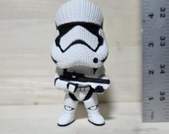 Knitted Style Storm Trooper Inspired Figure | 3D Printed Sci-Fi Collectible
