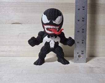 Knitted Style Venom Inspired Figure