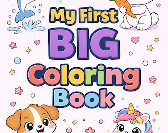 Cute Coloring Book for Little Girls