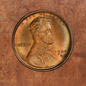 Penique LINCOLN S-VDB de 1909: monedas antiguas para colecciones