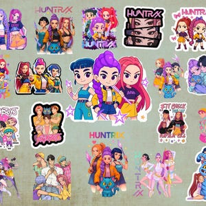 Huntrix Kpop Demon Hunters PNG SVG, Kpop Idol Group Shirt design,Girl Dinner Png,Saja Boys Girls Bands Png,Huntrix fans,DigitalDownload