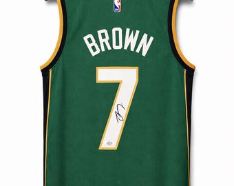 Hand Signed Autographed Jaylen Brown Basketball Player Jersey JSA COA