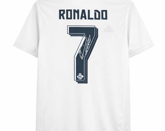 Hand Signed Jersey Autographed  Christiano Ronaldo Beckett COA