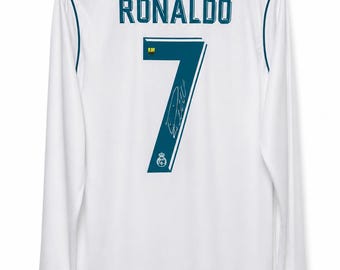 Cristiano Ronaldo #7 Signed Real Madrid Jersey Autographed Soccer COA