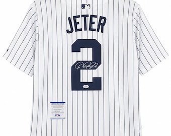 Derek Jeter New York Yankees #2 Autographed Jersey PSA/DNA