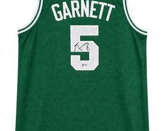 Hand Signed Autographed NBA Jersey Kevin Garnett BAS COA