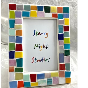 MOSAIC Frame - Multi-Color Stained Glass
