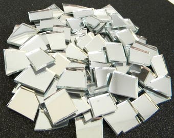 200 Mosaic MIRROR Tiles/Shards - Various Shapes