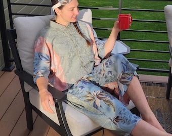 The Comfort Capsule: Custom 2-Piece Upcycled PJ Set