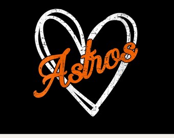 Astros Baseball PNG, graphique rétro vintage de fan de sport pour chemises, autocollants, gobelets et tasses