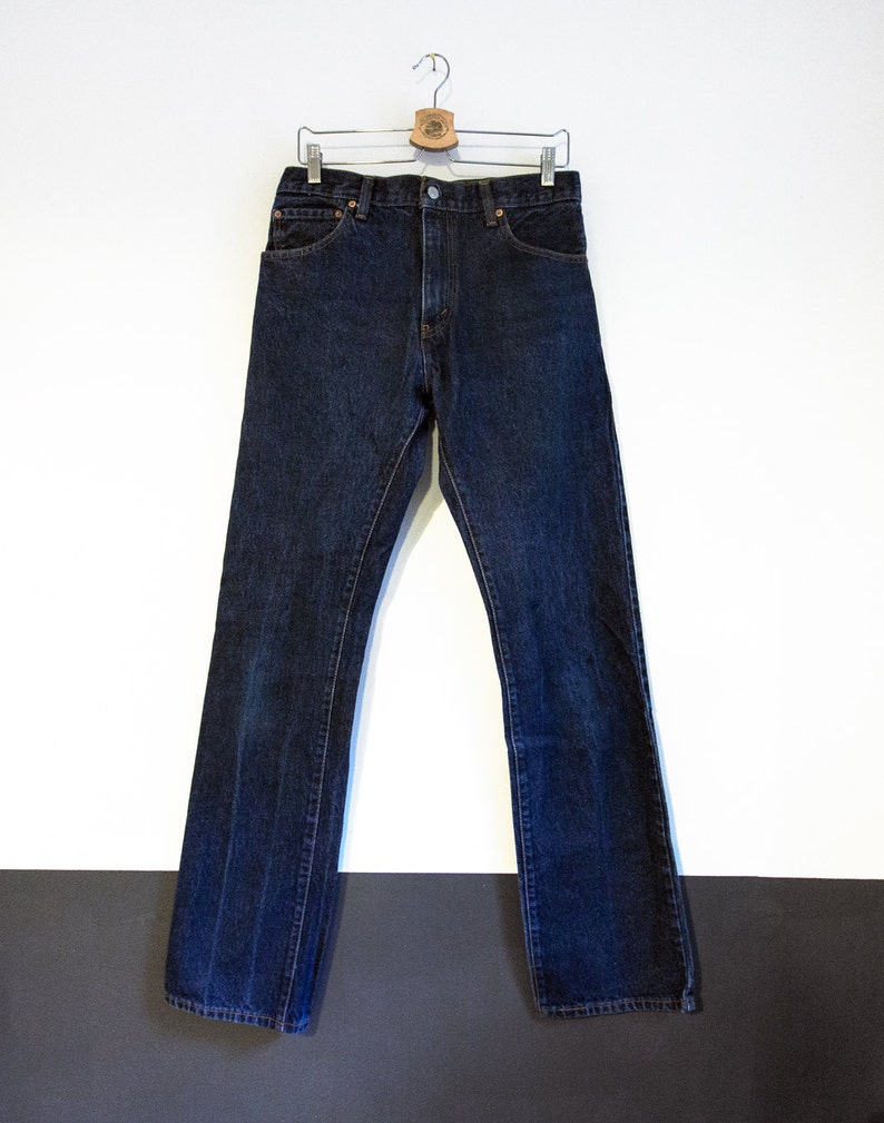32x36 Levi/'s 517/'s Red Tabs 32.5 x 36 80s 90s Vintage High Waisted Dark Denim Jeans 517