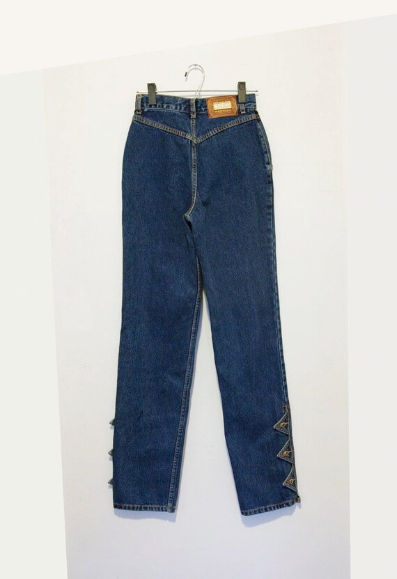 high waisted cowgirl jeans