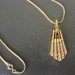 Vintage Sarah Coventry 1980s Necklace Art Deco Style Decadencefashion Jewelry