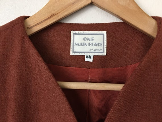 Vintage 1970s Jacket Casual Cropped Blazer Wool N… - image 5