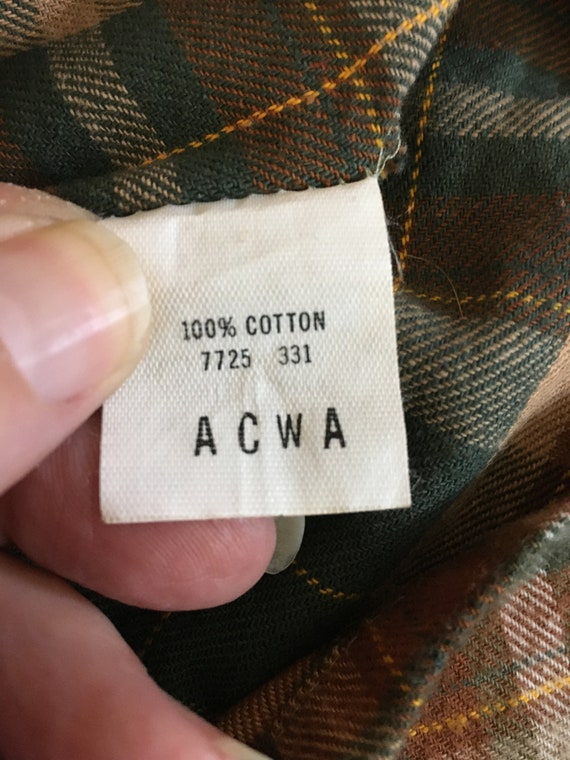 Vintage 1980s Mens Oxford Shirt ARROW 100% Cotton… - image 4