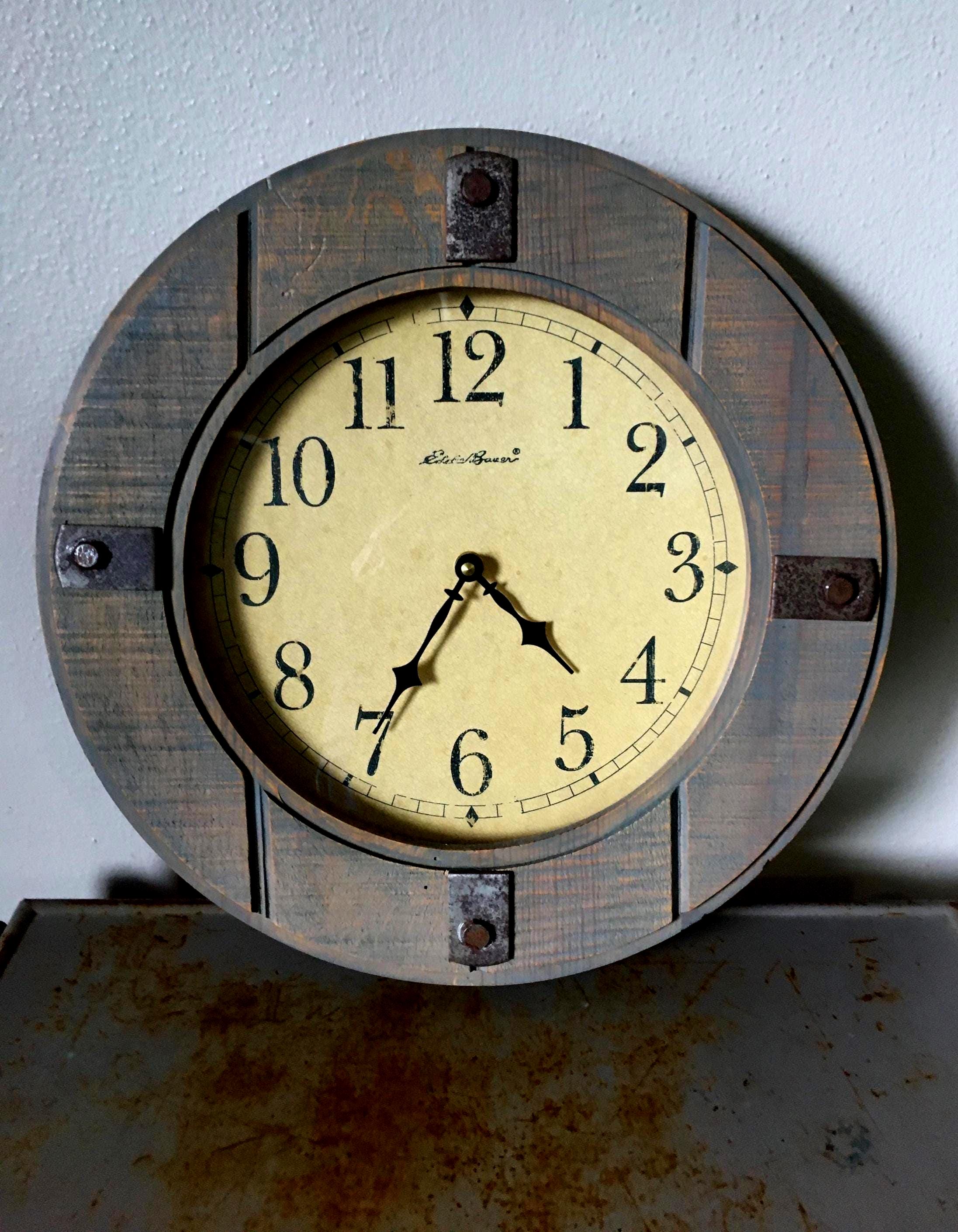 Eddie Bauer Clock - Etsy