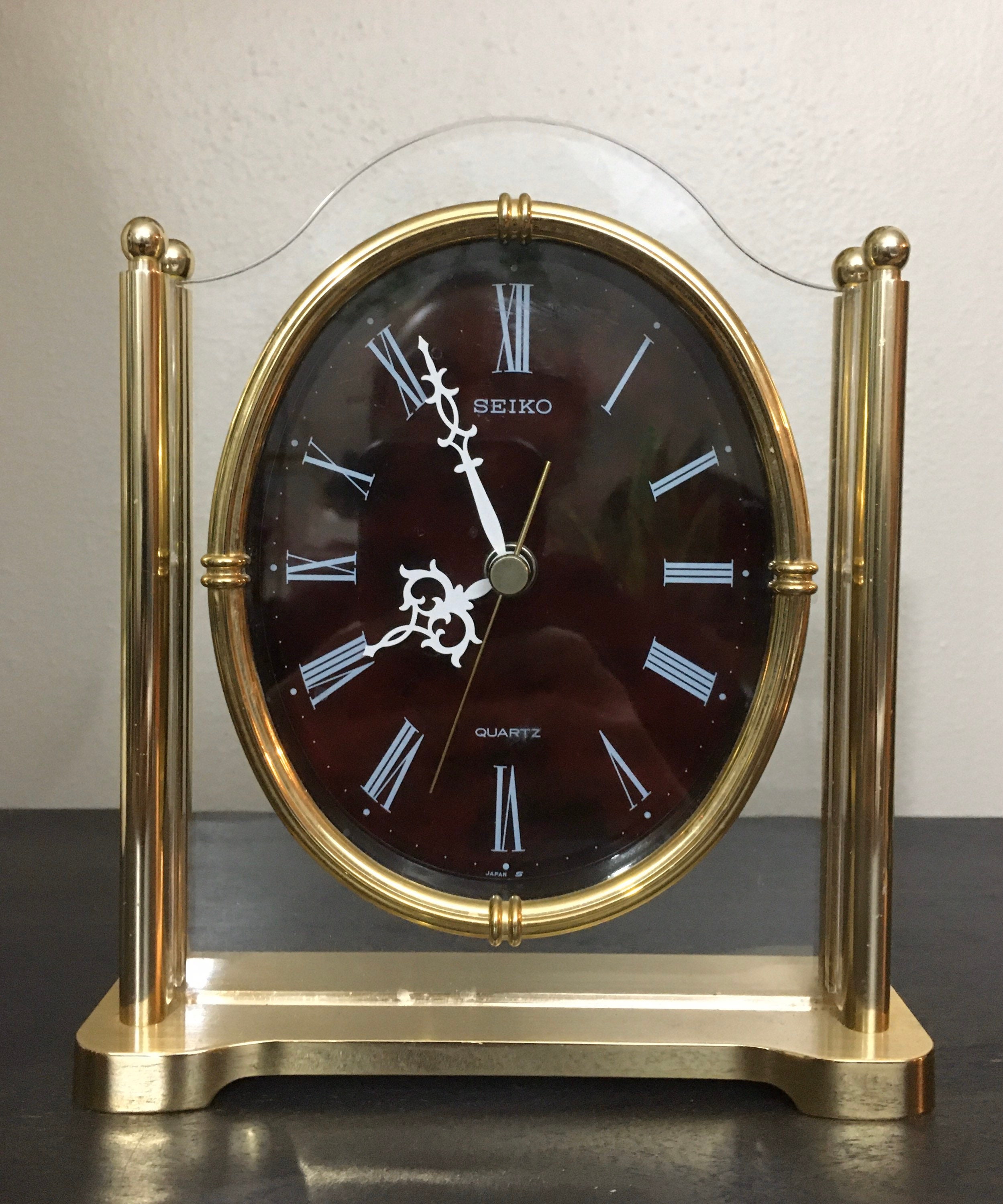 Seiko Brass Clock - Etsy