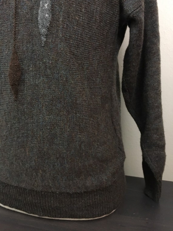 Vintage 1980s Sweater Pierre Cardin Pullover Retr… - image 7