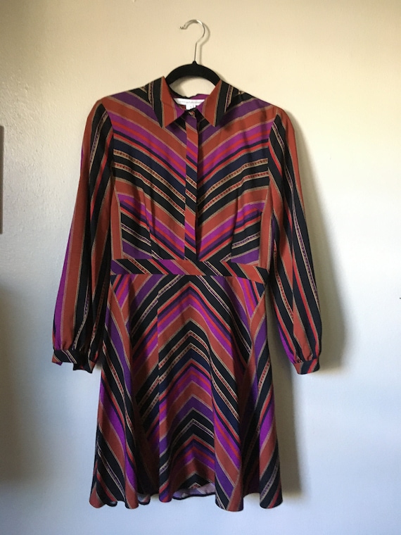 Vintage 1990s Dress Diane Von Furstenberg Casual … - image 1