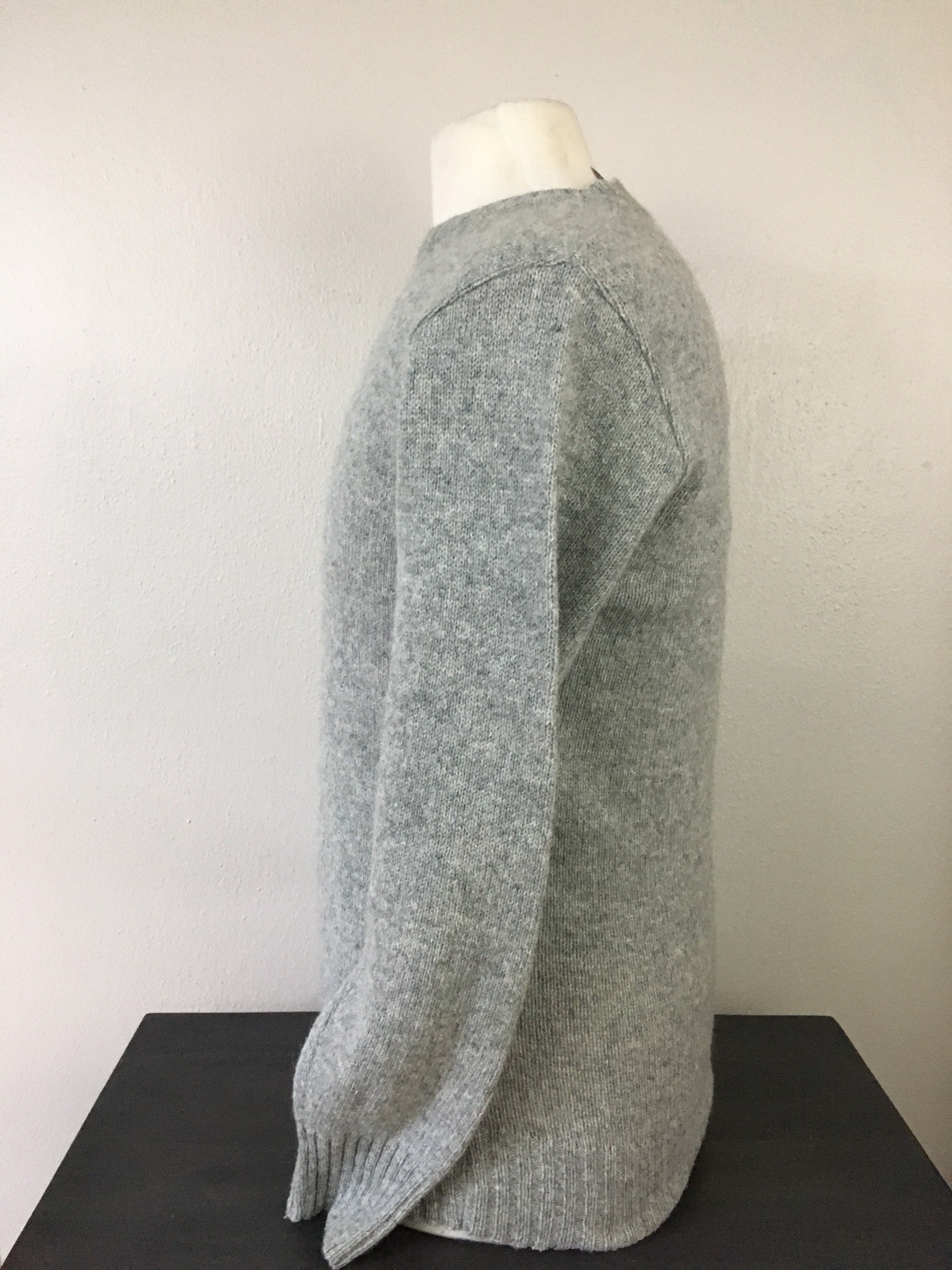 完成品 Mens 1980s Vintage Sweater Wool Gray Puritan Casual Pullover トップス