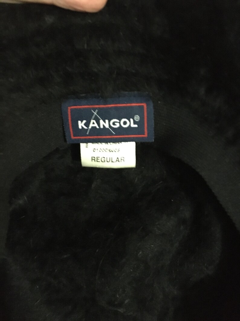 Kangol Hat 1980s Furgora Bucket Black Furry Decadencefashion afbeelding 4