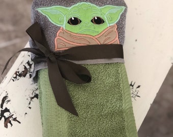 yoda towel