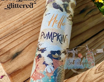 Ready to Ship Hello Pumpkin sublimation tumbler